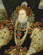 george gower Elizabeth I of England oil on canvas